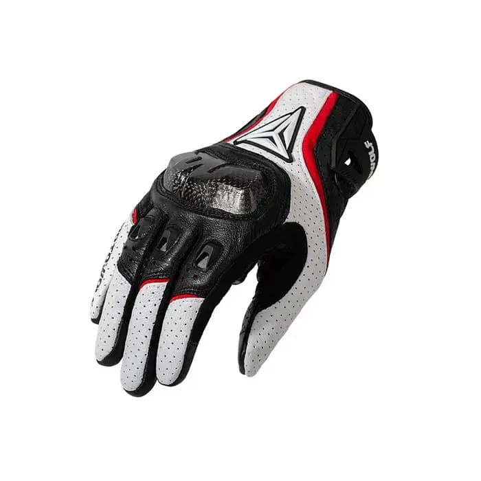 Gants de course de moto en cuir pour hommes