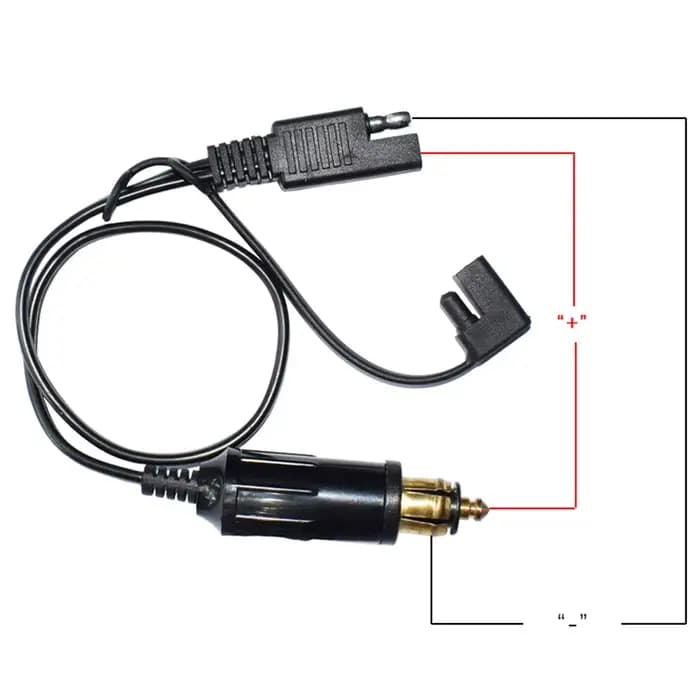 Câble de connexion pour moto BMW, chargeur de batterie, prise SAE, prise de courant 41cm, câbles de