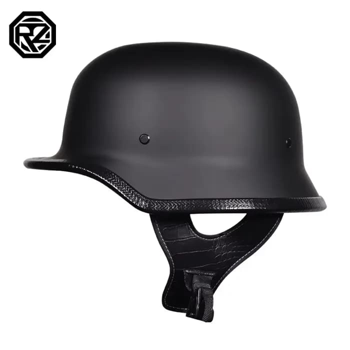 ORZ-309-casque de soldat rétro demi-casque moto homme et femme moto personnalité louche allemande ca