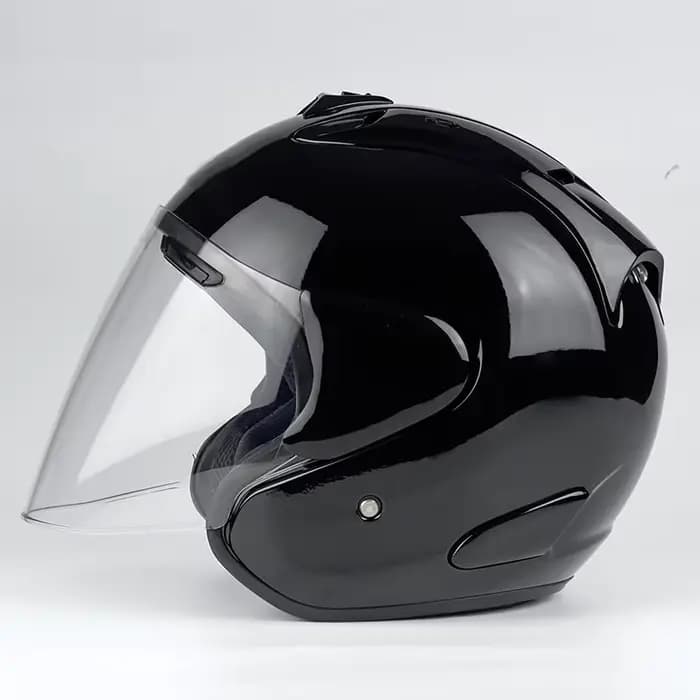 SZ Ram3 demi-casque noir brillant hommes et femmes moto tout-terrain été course Casque de sécurité C