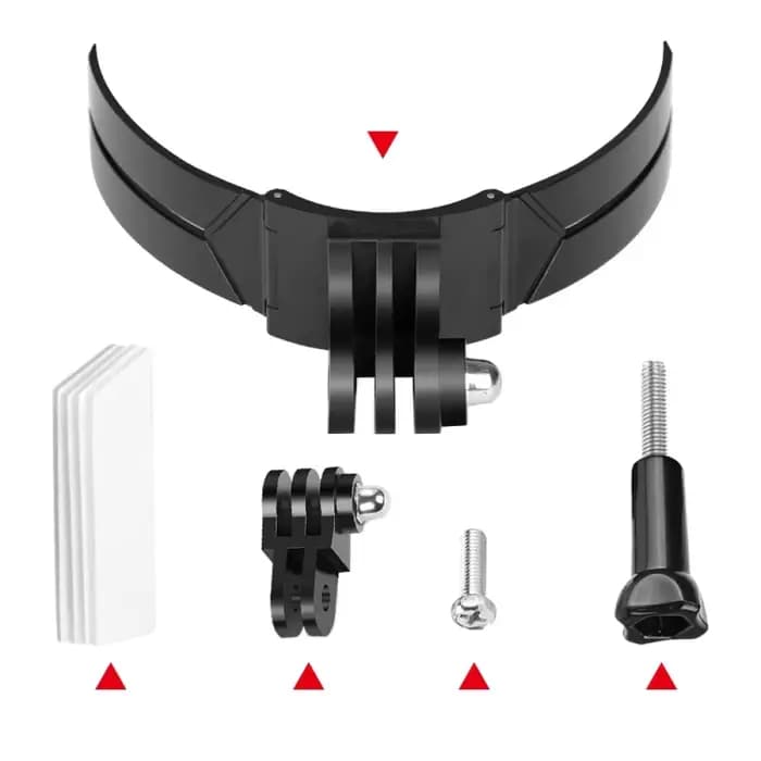 Support de menton pour casque de moto