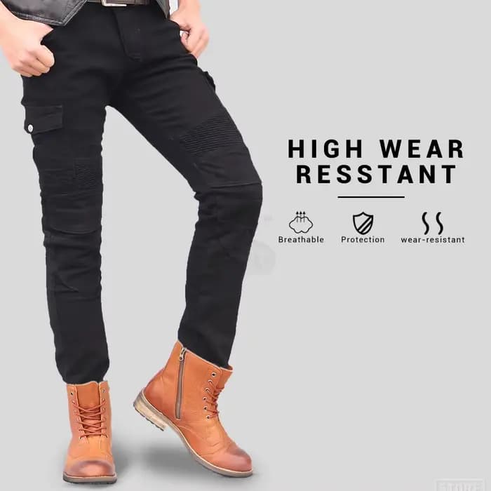 Pantalon de moto aramide pour homme