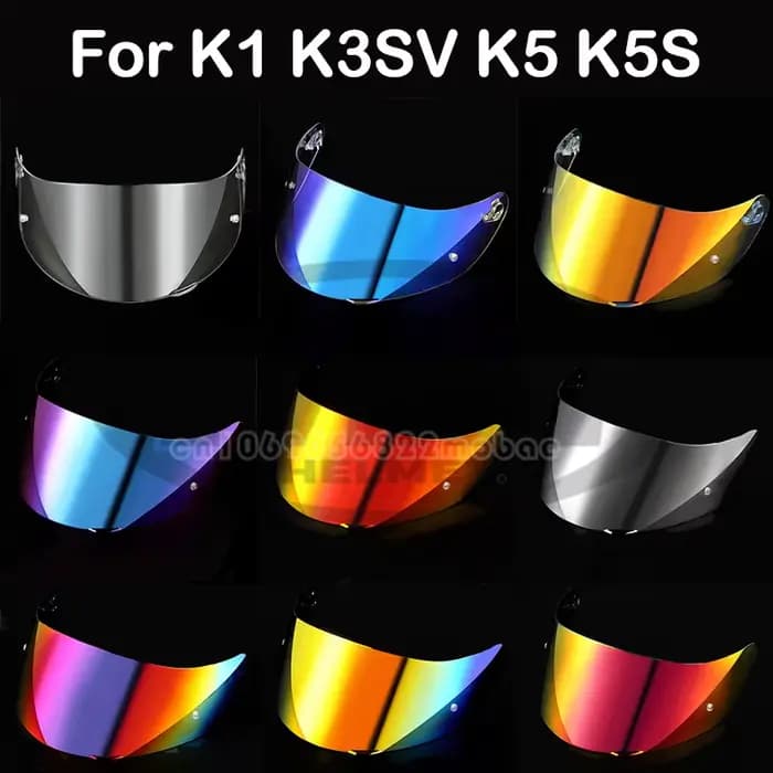 Pour AGV K5 K5S K5-S K3SV K1 K1S Compact ST Casque de Moto visière lentille bouclier lunettes plein visage broche