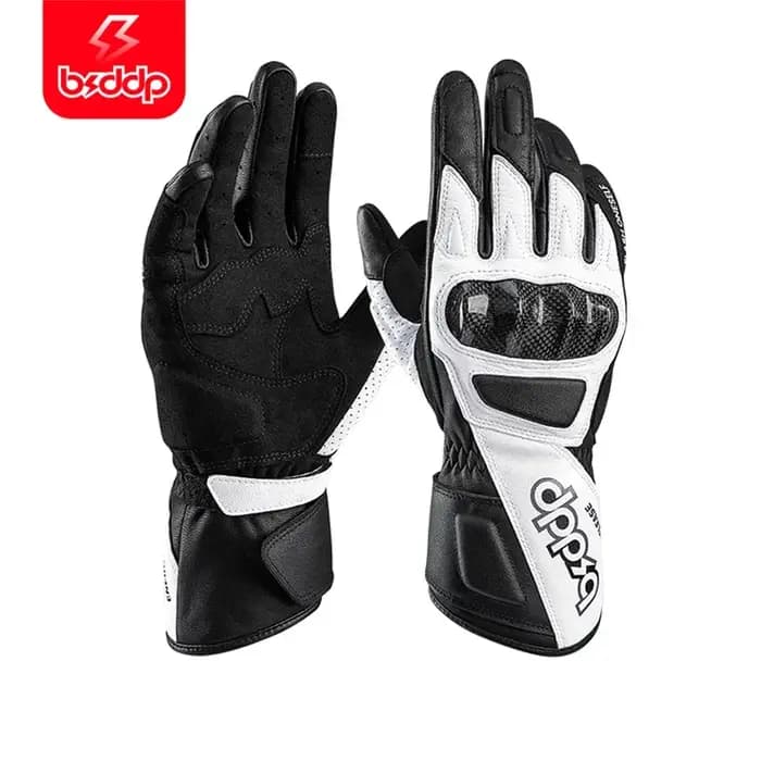 Gants de moto en cuir rétro