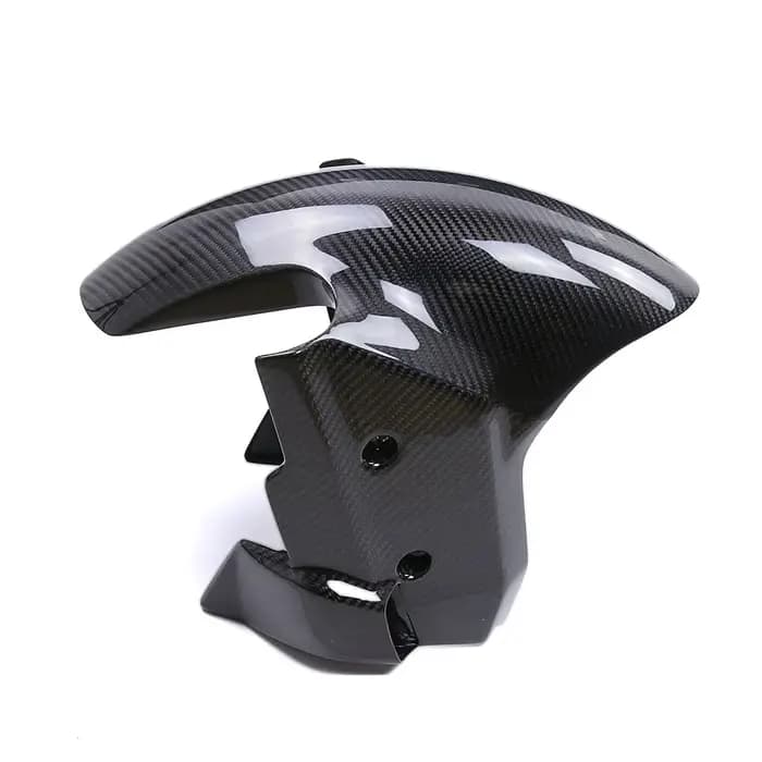 Accessoires Moto Garde-boue Avant Radiateur Étrier en Fibre de Carbone Pure pour BMW M1000R M1000RR S1000RR S1000R 2023 2024 2025 2026