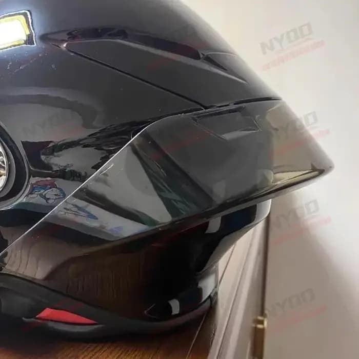 Aileron de casque de moto, grande aile arrière, installation non destructive, compatible avec SHOEI Z8