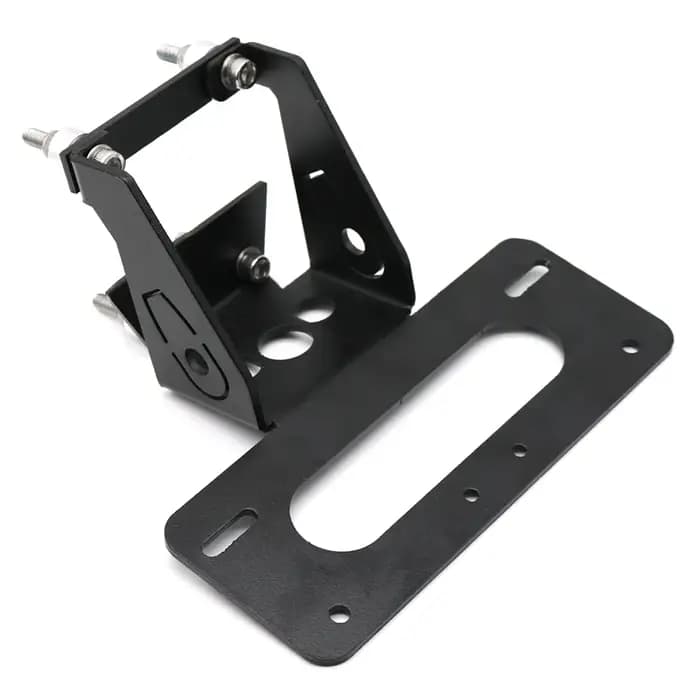 Cadre de plaque de planificateur arrière de moto, support de montage, éliminateur de garde-boue bien