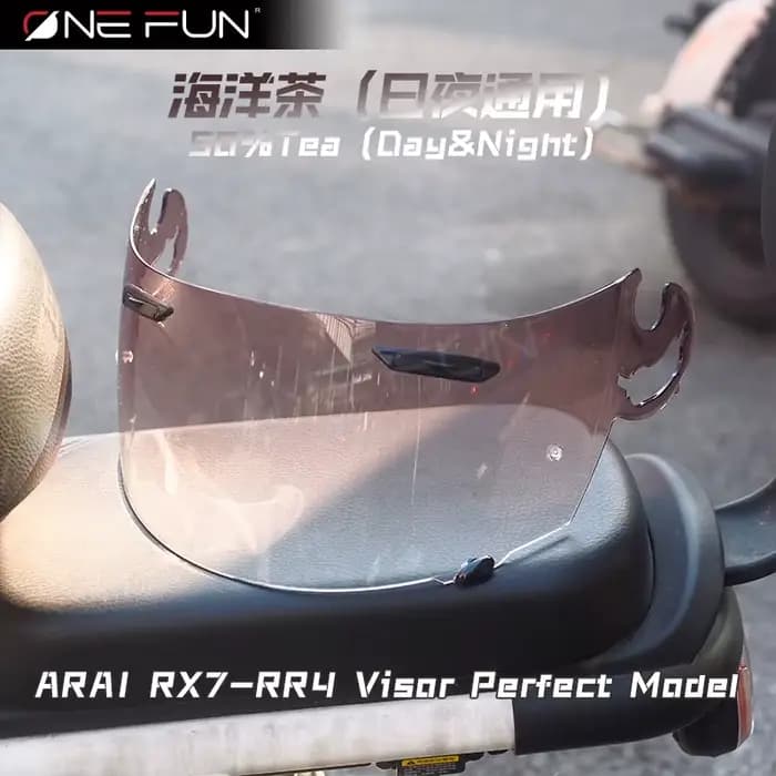 Lentille de visière de casque de moto pour AR RR4 AI, Anti-buée, résistante aux rayures, Protection