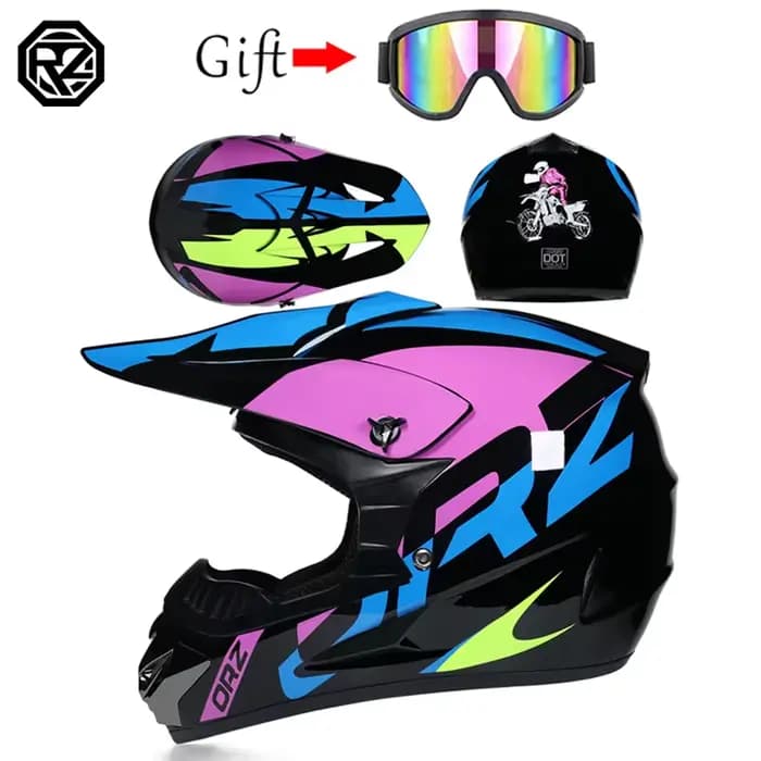 Homme femme Motocross casque moto ATV