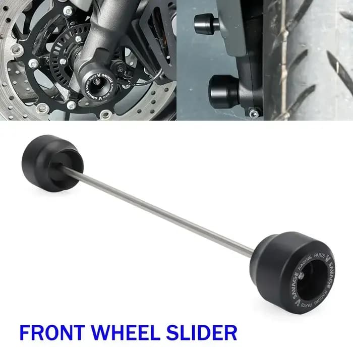 Glissières de protection d'axe de roue et de cadre pour moto Yamaha MT-09 2024-2026