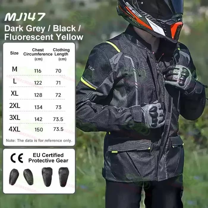 Veste de moto toutes saisons