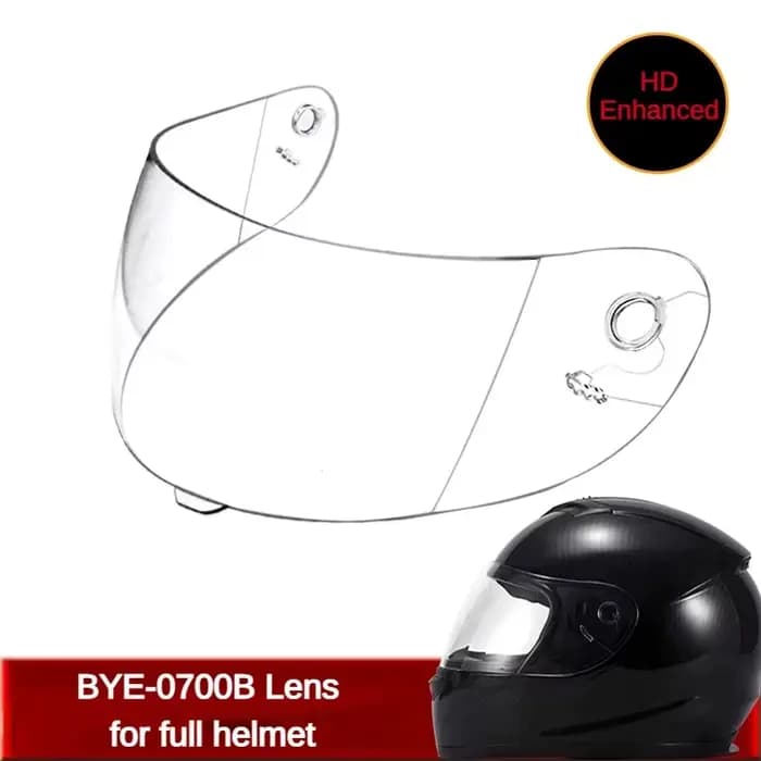 BYE 0700B casque visière Scooter pare-brise masque en verre moto complet