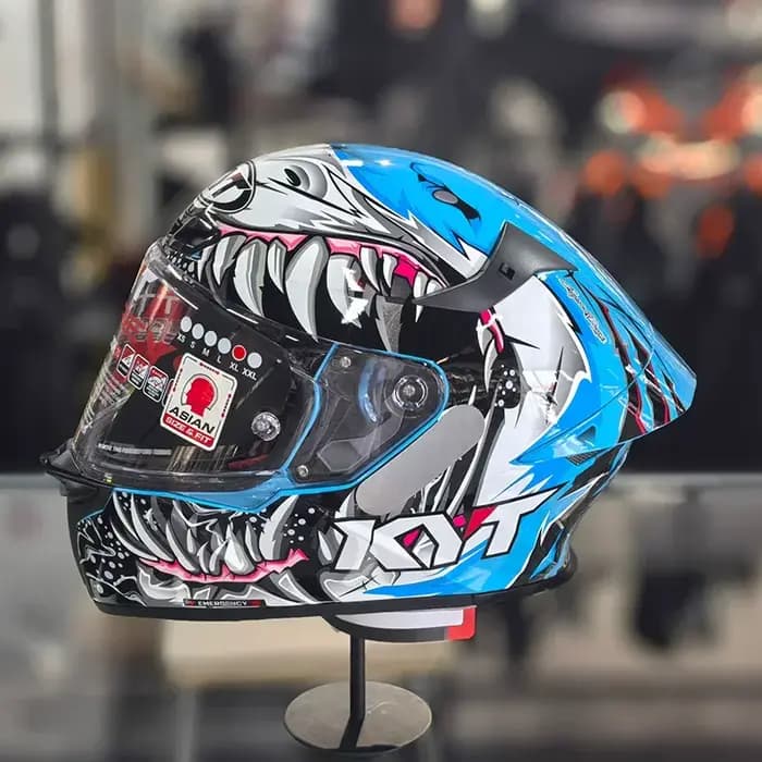 Casques de moto KYT TT-REVO, casques intégraux pour sportives, homologués ECE2206, pour la course su