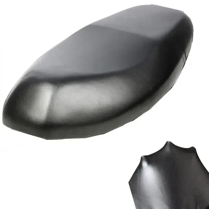 Housse de siège de moto élastique en cuir PU