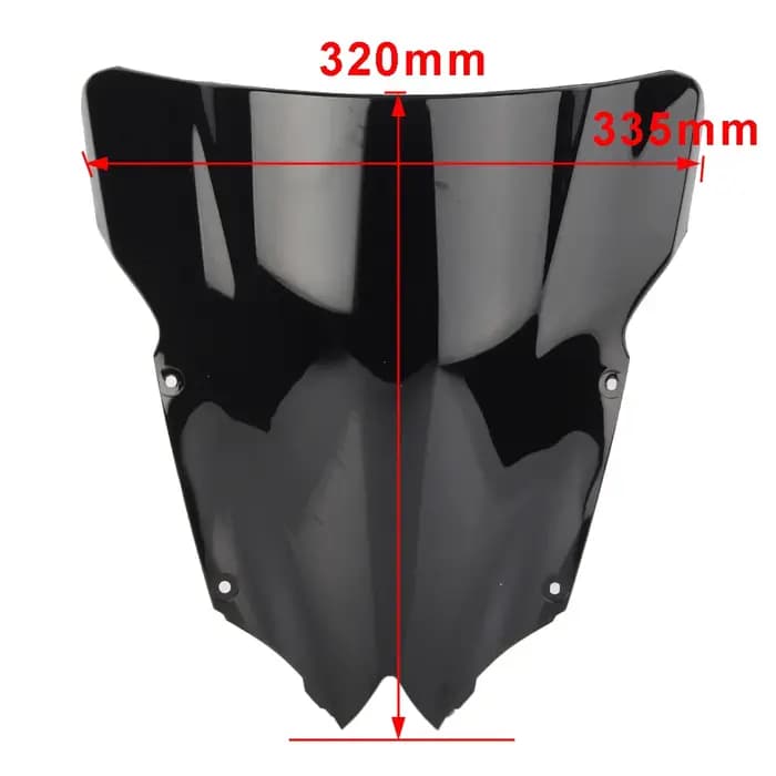 Pare-brise de moto pour Yamaha YZF R6 600 2008-2016