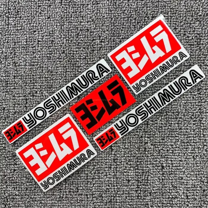 Autocollant de bande latérale de moto, autocollant Yoshimura pour casque de vélo, style de voiture,