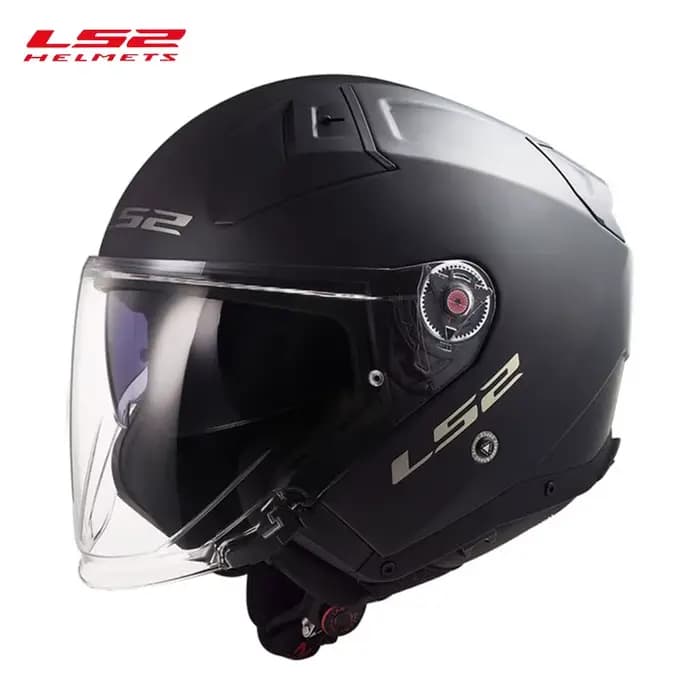 Casque demi-face LS2 OF603, casque de moto 3/4, casque de scooter, casque moto certifié ECE 22.06, l