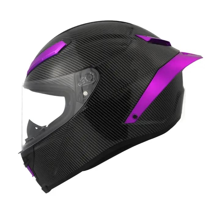 Casque intégral de moto de sécurité à lentille unique pour femmes et hommes