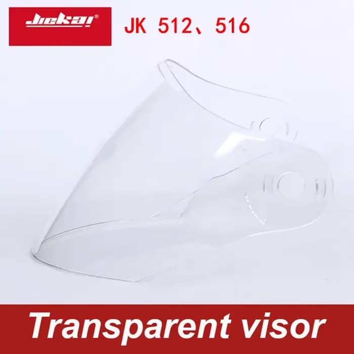 JIEKAI-Visières de casque de moto modèle 512/515/516, lentille demi-visage, lunettes en verre