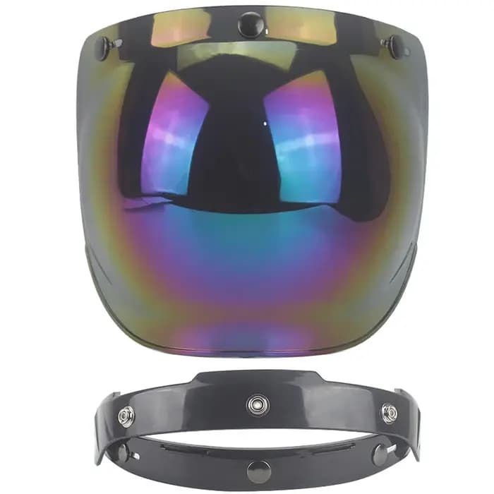 2018 Top qualité moto pare-brise Vintage casque Style