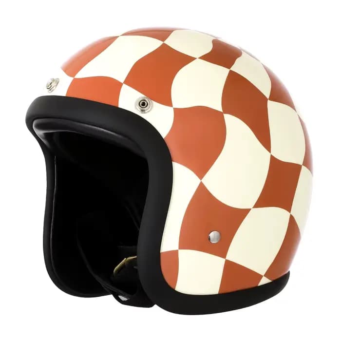 Nouveauté TT & COCASCOS Casque de Moto Jet Vintage 500TX visage ouvert rétro 3/4 demi