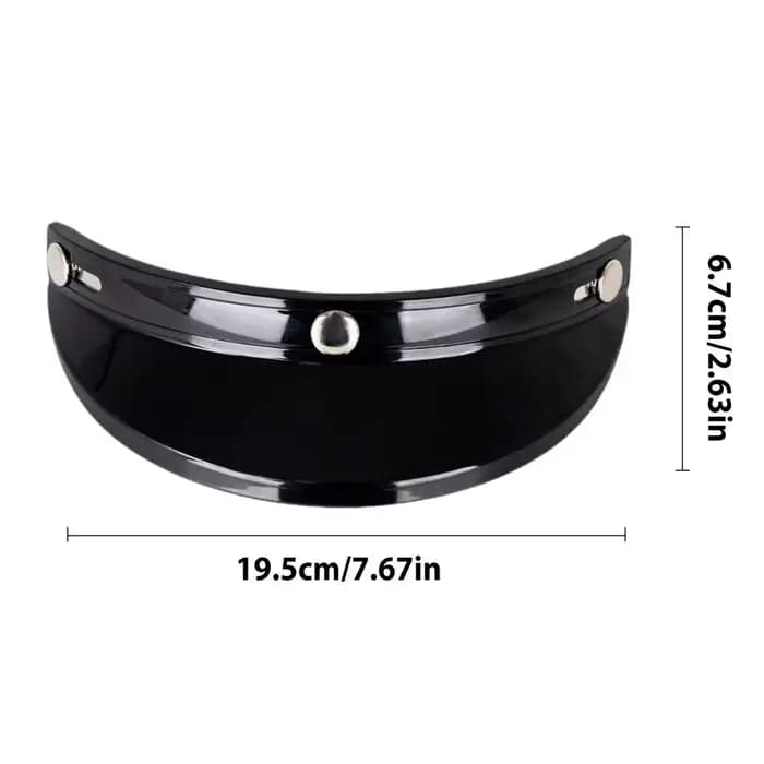Visière de casque de moto anti-UV, pare-soleil facile à installer, style vintage, accessoires pour c