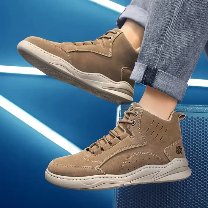 Bottes hautes à lacets pour hommes