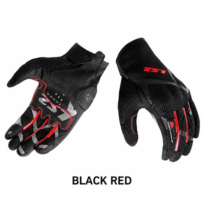 Gants de moto LS2 en maille respirante pour hommes et femmes