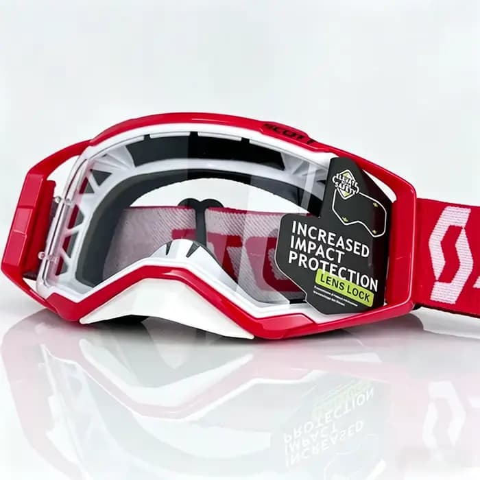 Lunettes de moto avec lentille HD