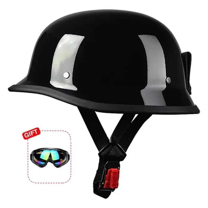 Demi-casques rétro classiques pour moto, visage ouvert, bonnet de croisière, casquette de crâne, pet