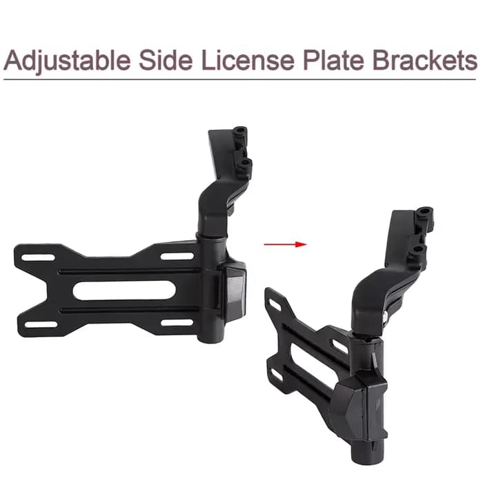 Support de plaque d'immatriculation réglable noir pour moto, pour Indian 2017 – 2023 Scout soixante