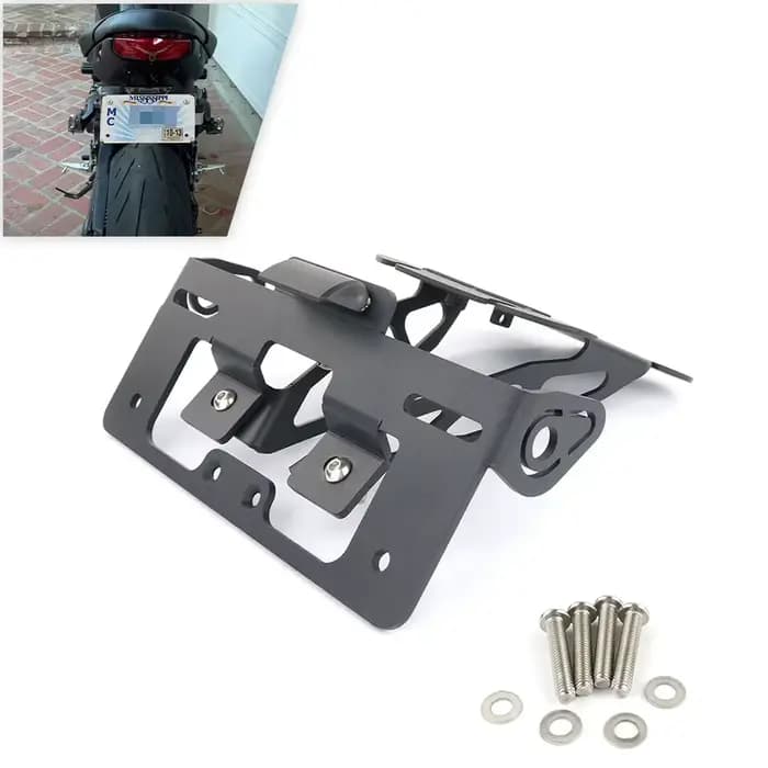 Ajustement pour Yamaha MT-09 MT-09 SP 2021 2022 2023 MT09 Planner plaque d'immatriculation cadre sup