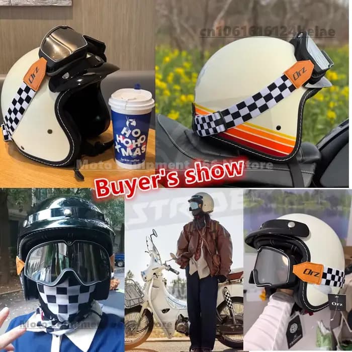 Casque de moto ORZ pour hommes et femmes