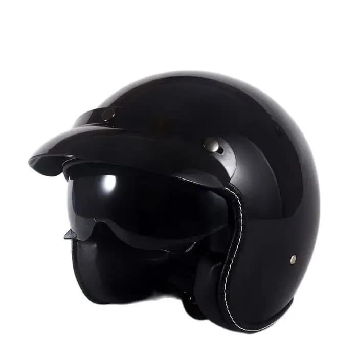 ECE demi-casque casque de moto rétro Vintage