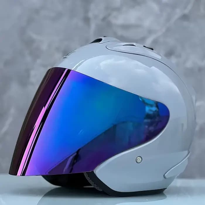 Ram4 demi-casque gris brillant hommes et femmes moto tout-terrain casque d'été descente course montagne Cross Casco Capacete