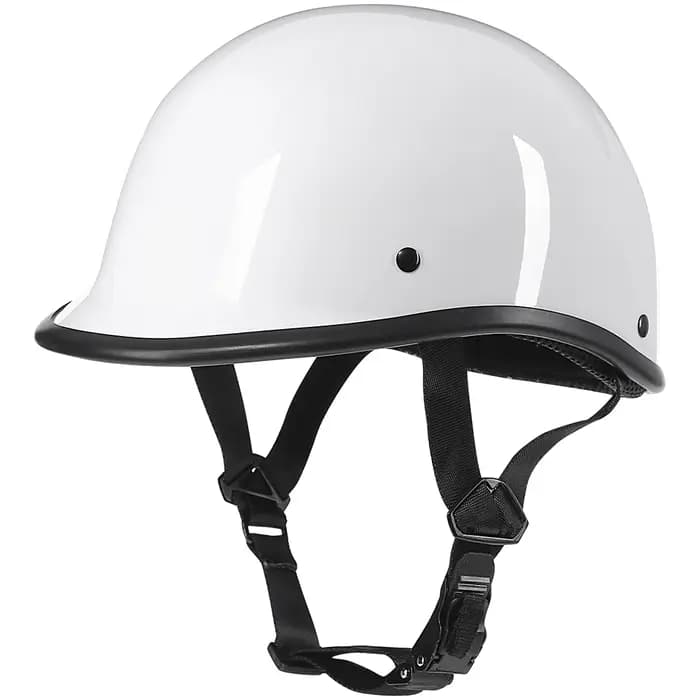 Casque de moto classique rétro à visage ouvert