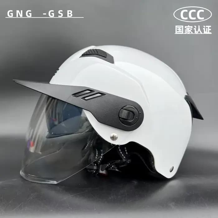 GSB – demi-casque de Moto pour hommes, casque d'été pour véhicule électrique, Certification ECE G-21