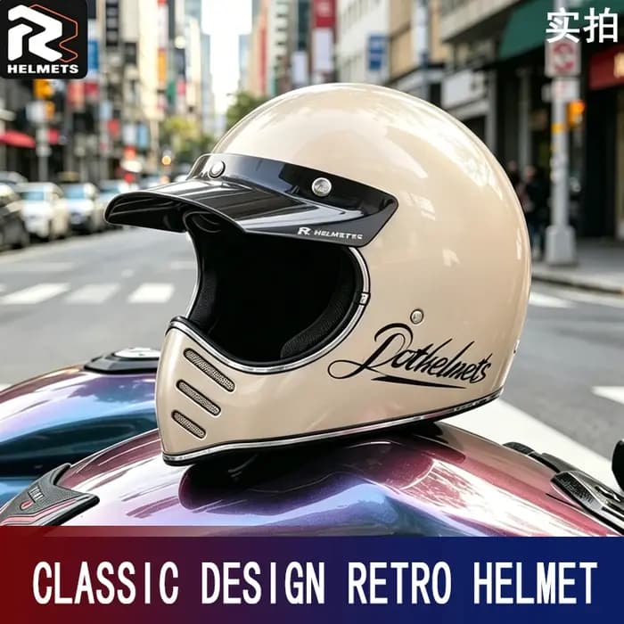 Casque de moto, casque cross-country