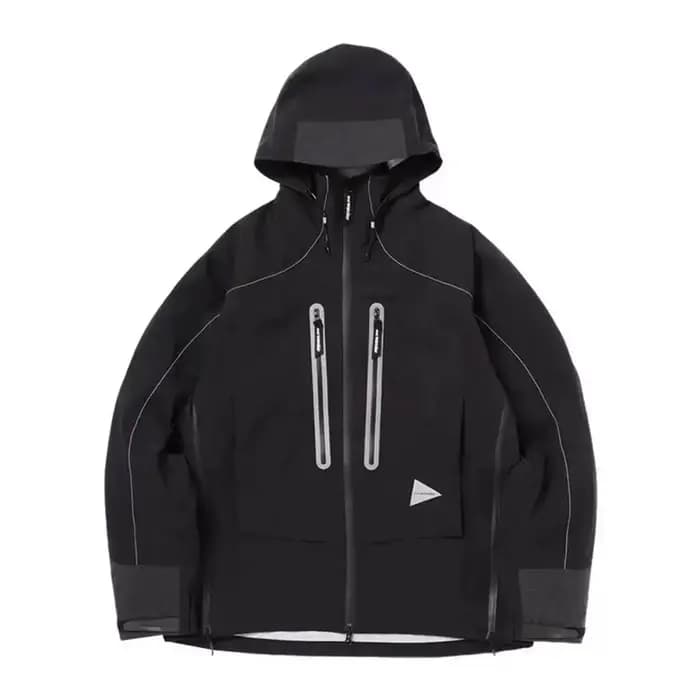 Veste softshell imperméable réfléchissante à capuche avec coutures entièrement thermosoudées AW Pertex Outdoor