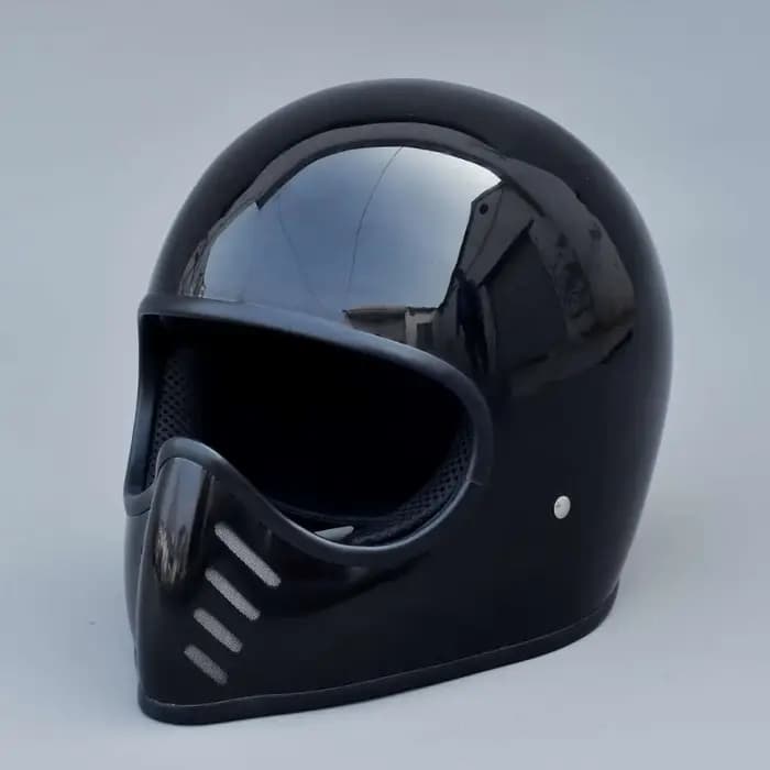Rétro Mini casque de Moto intégral hommes femmes Cascos Para