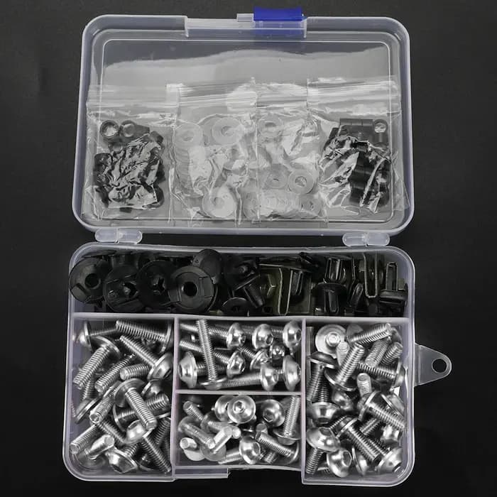 Kit complet de boulons de carénage