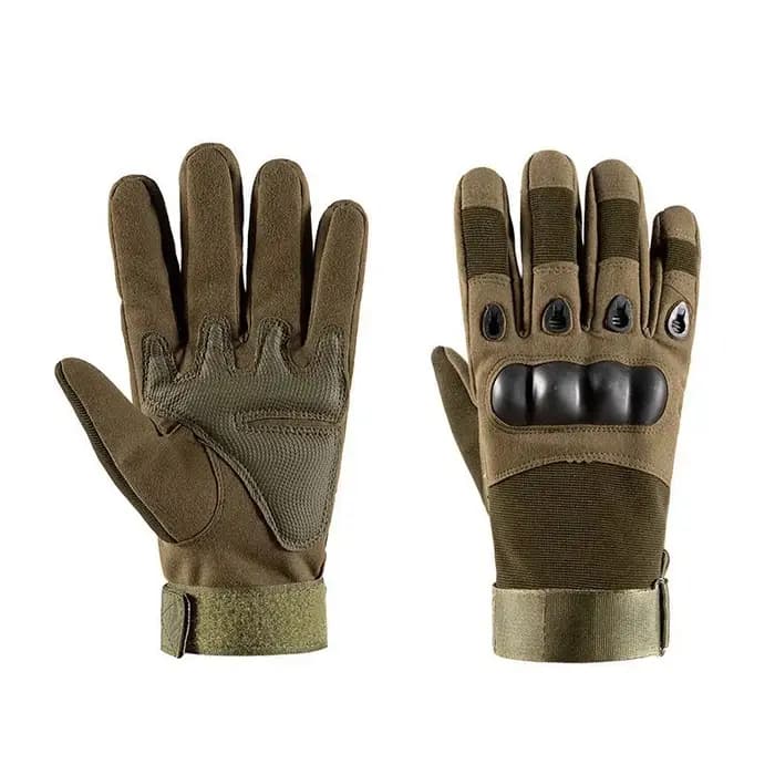 Gants de protection tactiques doigt complet équitation en plein air moto Fitness course coquille mitaines antidérapant