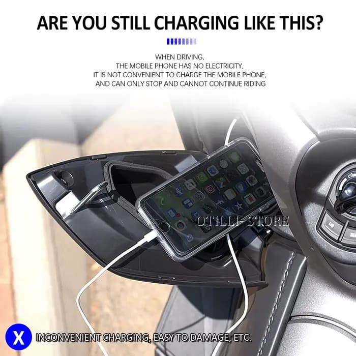 Support de téléphone avec chargeur USB