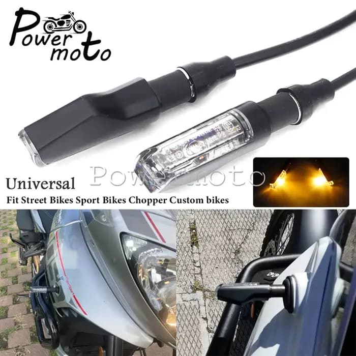 Clignotant LED universel étanche e-mark pour motos, coque en aluminium, pour Harley, Honda, Kawasaki