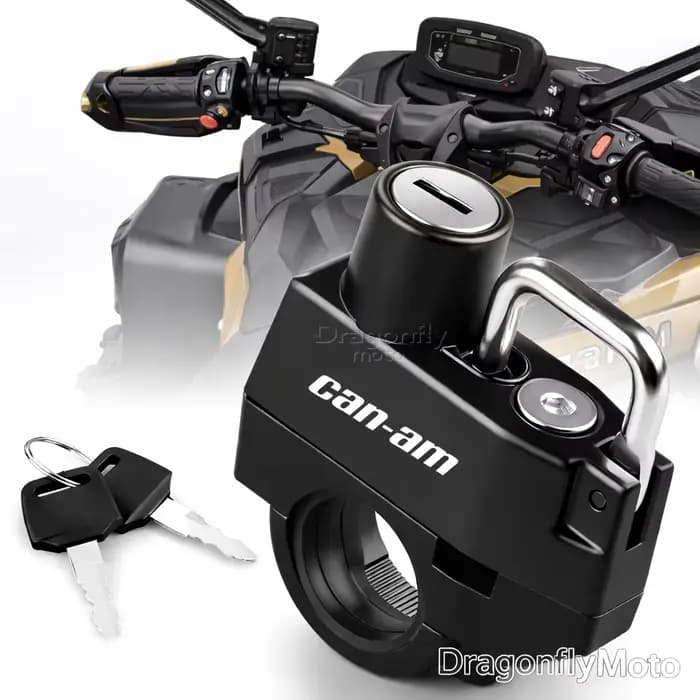 Verrou de casque de moto pour Can Am Outlander 1000 Ryker 900 Renegade 800 Canam Maverick X3 Spyder,
