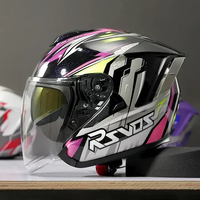 Ryzen-Casque de moto demi-visage