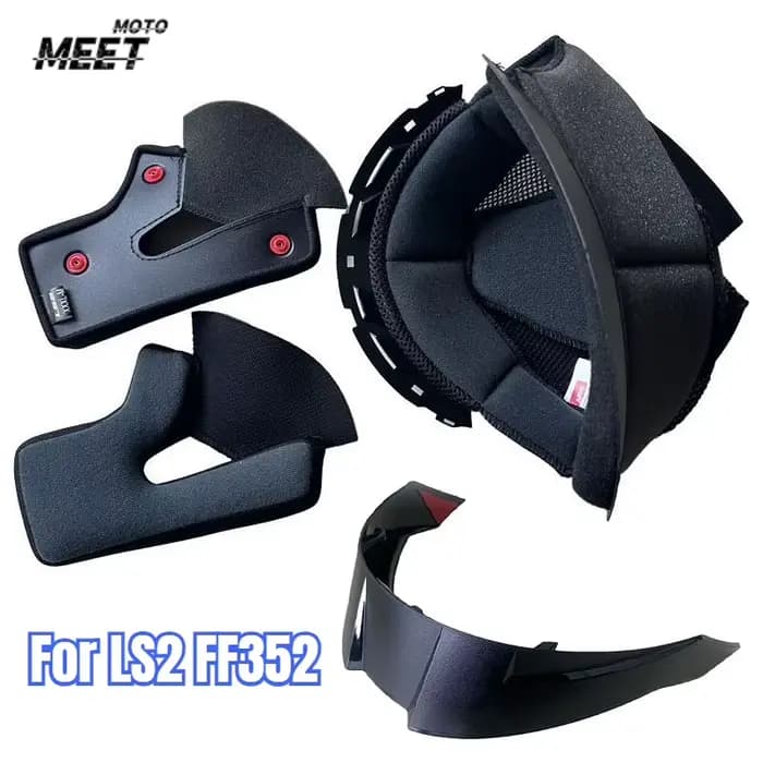 Aileron arrière pour casque de moto LS2 FF352