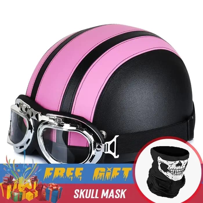 Casque de Moto en cuir