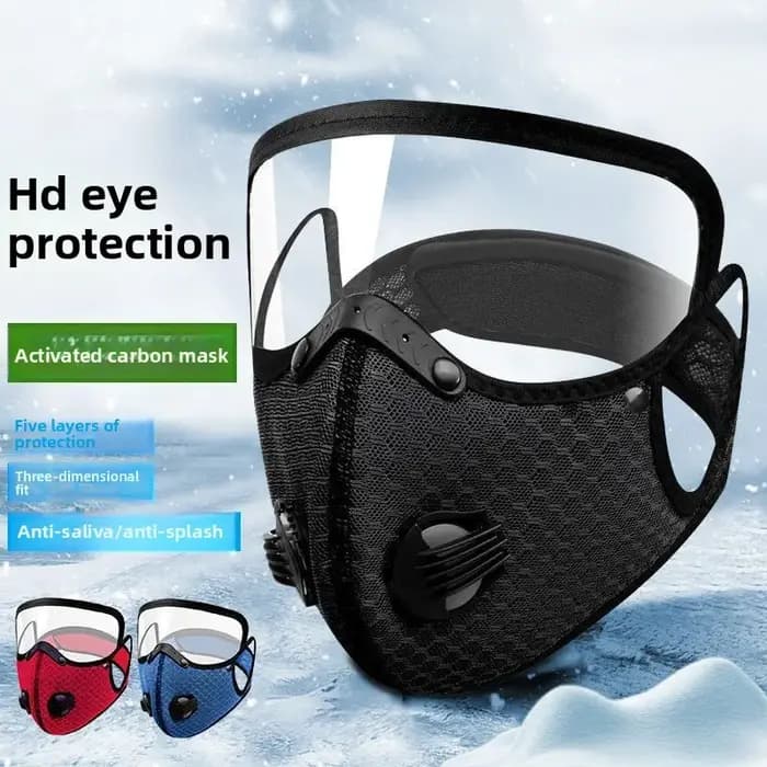 Masque de protection de sport, moto électrique, coupe-vent, protection solaire, coupe-vent, masque complet pour hommes et femmes
