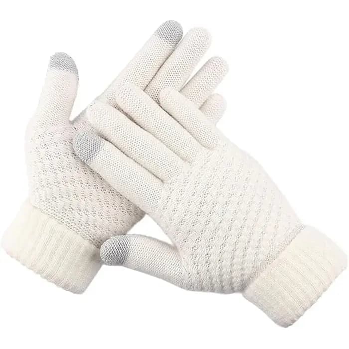 Gants doublés d'hiver pour hommes et femmes – Compatible avec écran tactile élastique épais